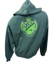 Victoria's Secret Pink Ivy Fleece Campus Pullover Hoodie Small Color Green NWT