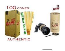 RAW classic KING size pre rolled cone AUTHENTIC  king size Six Shooter Filler