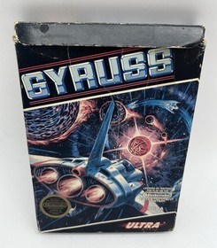 Gyruss Nintendo NES Game 1989 CIB Complete with manual Boxed Vintage Vtg Shooter