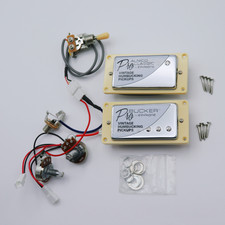 Epiphone Alnico Classic 57 PRO Humbucker Pickups with Wiring 2 Core Wire CR BK