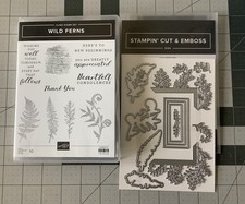 Stampin' Up WILD FERNS Stamp Set  WILD FERNS Dies   NEW  
