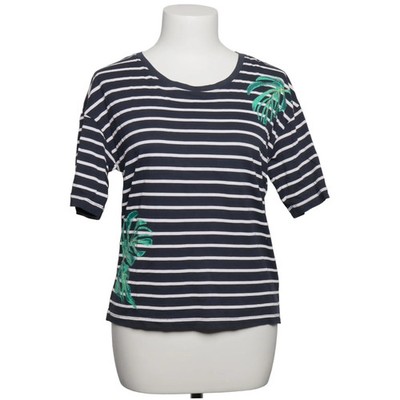 Edco, T-shirt, Größe: XS, Blau/Weiß/Grün, Baumwolle, Streifen, Damen #mp5
