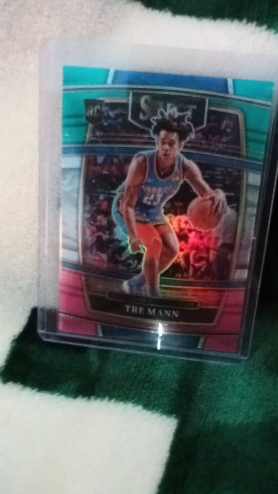 Panini 2021-22 Select Tre Mann Rookie Concourse #36 Serial Numbered /49 Thunder