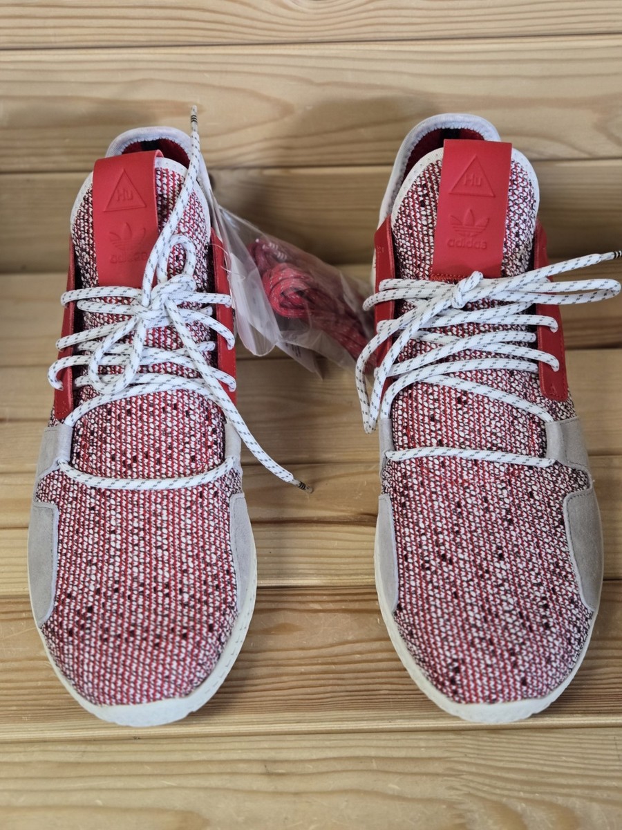 Adidas x Pharrell Williams Tennis HU V2 Shoes Scarlet Sneakers
