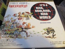 1991 IT's A MAD MAD MAD MAD WORLD Triple Laserdisc Box Set Stanley Kramer NM/VG 