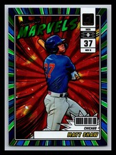 2025 Donruss - Diamond Marvels Green Laser Matt Shaw #20 Chicago Cubs