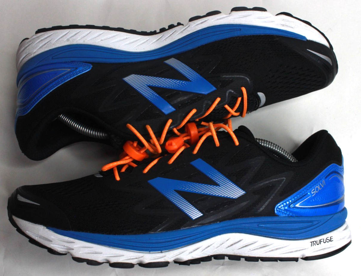 New Balance Running Shoes MSOLVRB1 Black/Blue Size 10.5 thumbnail 7