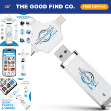 32GB Photo Backup Stick for iPhone, Android PC - Easy Photo Storage Solution