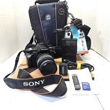 Cámara digital Sony Alpha230 10,2 MP SLR incluida. Batería nueva probada, bolsa nueva