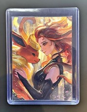 2024 GGC MARVEL POKEMON DARK PHOENIX & FLAREON SKETCH ARTIST AUTOGRAPH AUTO 1/1