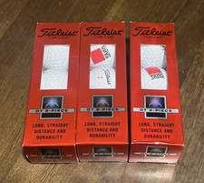 Titleist DT 2 Piece Golf Balls 3 Sleeves 9 Balls Brand New Perfect Golf Ball