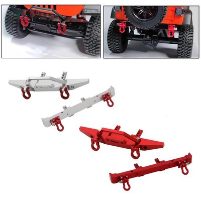 2x 1:12 Aluminium RC Front und Heck Stoßstange robust für MN128 DIY RC Auto Modell