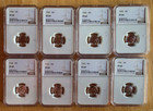 Collector Lot of 8 - 1962 Roosevelt Dimes 10c Certified by NGC PF69 — photo 1