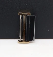 Auth. Rado Diastar Gold Plated/Ceramic Bracelet Spare Link  17MM #3