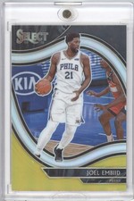 2020-21 Panini Select #216 Joel Embiid Black White Gold #/1