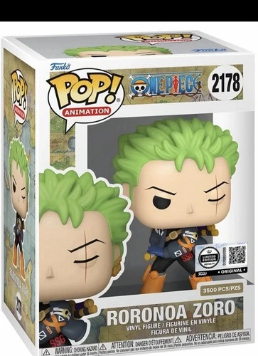 Funko Pop Grail One Piece Roronoa Zoro 2178 Limited 3500 Pcs Printed Photo