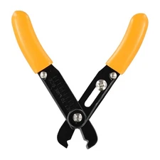 Electrical Wire Cable Cutting Single Hole Wire Stripper Flush Pliers Adjustable
