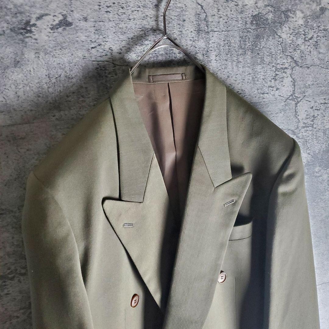 [Setup] Tailored jacket double one color green co… - image 6