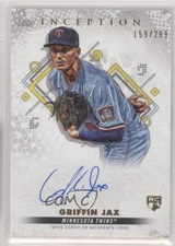 2022 Inception Base Rookie and Emerging Stars 159/299 Griffin Jax Auto RC 0ub0