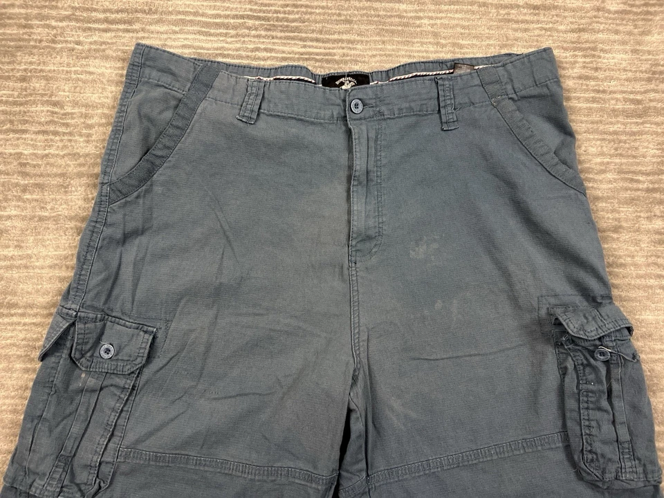 Pantalones Cortos Beverly Hills Polo Club Para Hombre 44 Azul Carga Mezcla de Algodón Foto 2 de 4