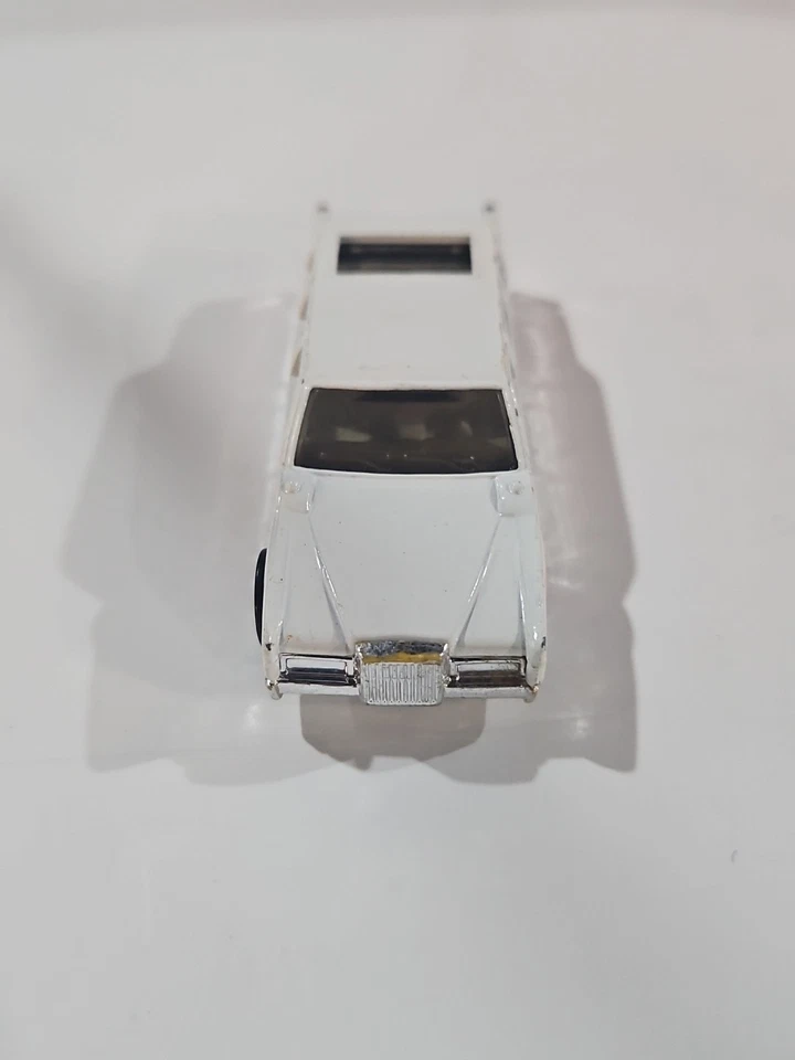 Hot Wheels Car 1990 blanco #112 limusina clásica de colección juguete fundido a presión Foto 3 de 4
