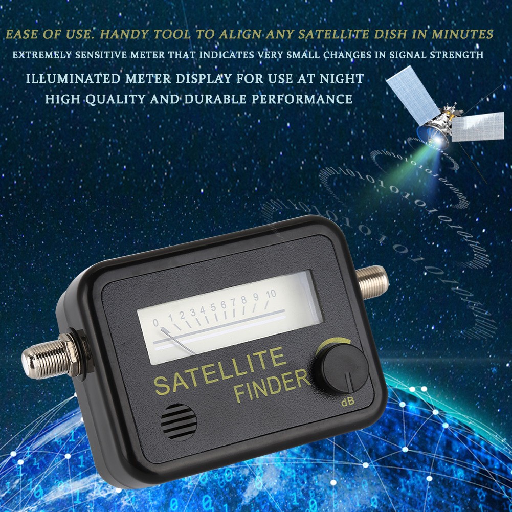 Satellite Signal Strength Meter High Sensitivity Satellite Finder Meter ...