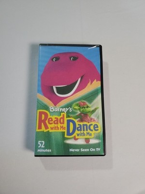 Barneys Read With Me Dance With Me Rare VHS Tape Never Seen On TV Movie Film