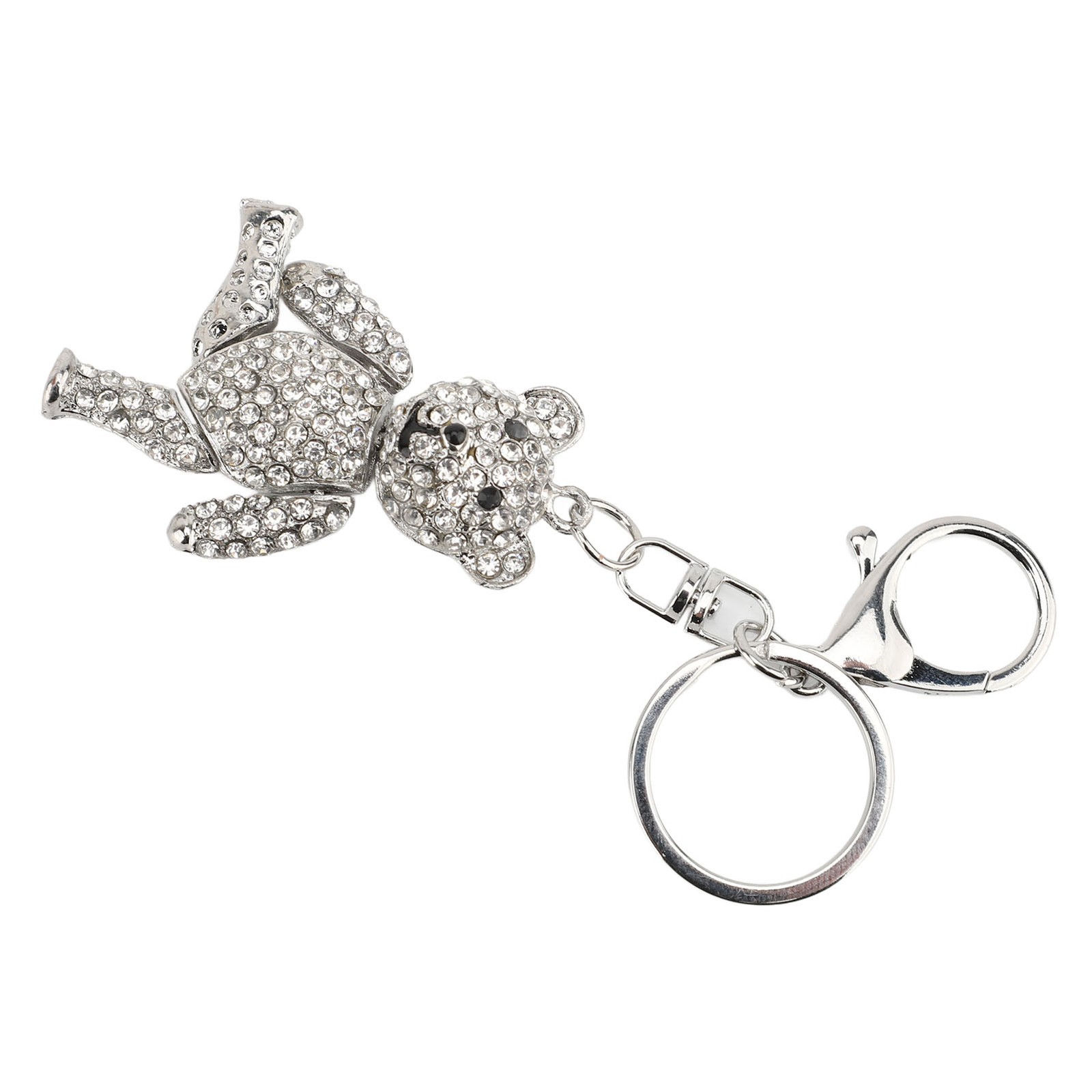 Bling Keychain Artificial Crystal Pendant Keychain Rhinestone Car Key Keychain F