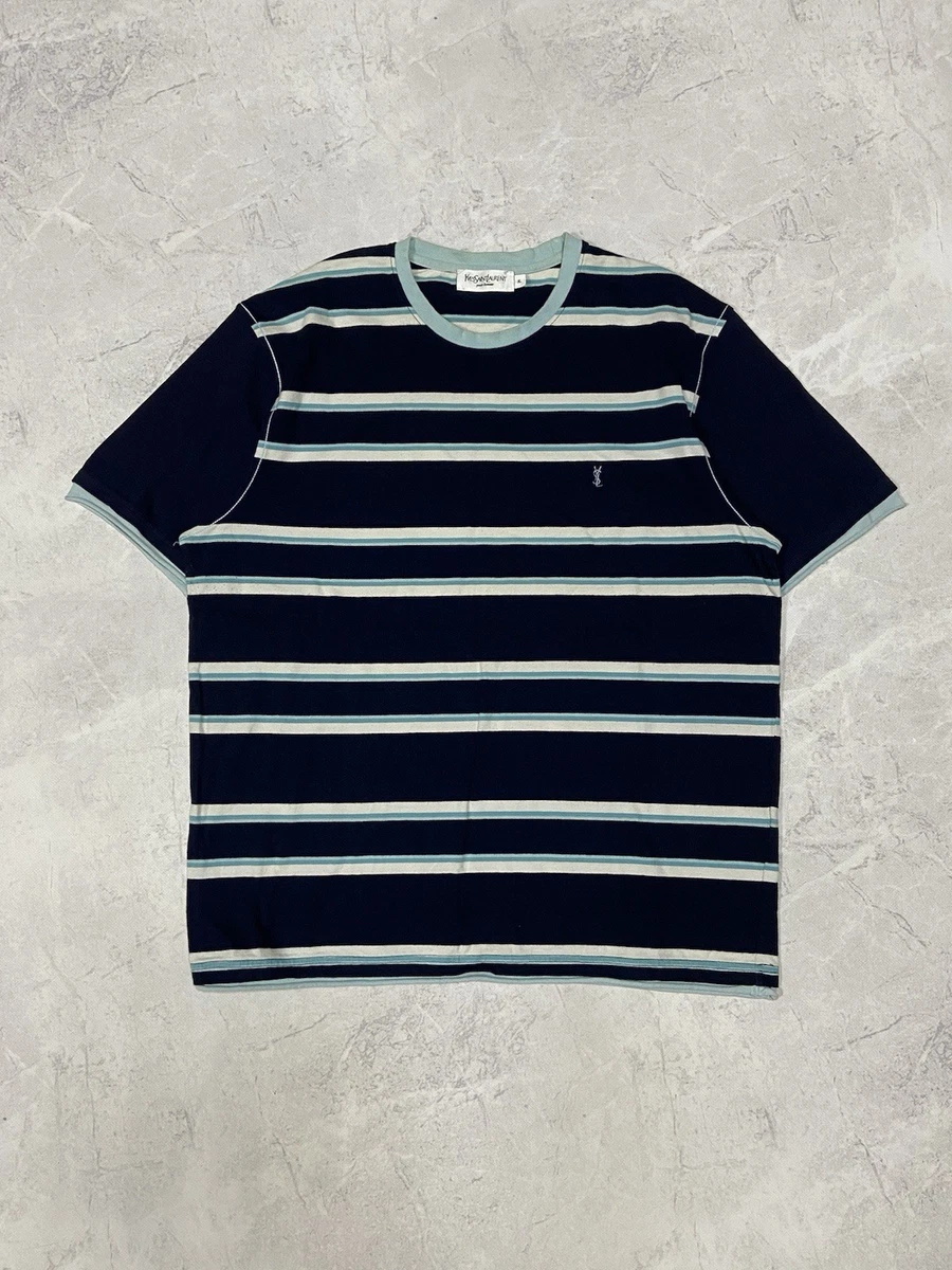 Saint Laurent 条纹男士t 恤| eBay