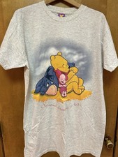 HTF Rare Vintage Disney Pooh Eeyore Piglet Night Shirt One Size Fits All Y2K