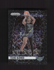 2024 Panini Prizm WNBA #105 Teaira McCowan Black Velocity Prizms #/39