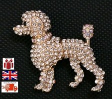 Poodle Puppy Small Dog Pin Brooch