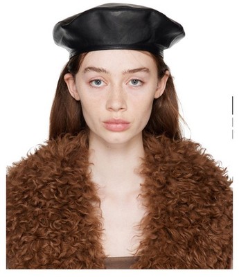STAND STUDIO Black Freida Beret