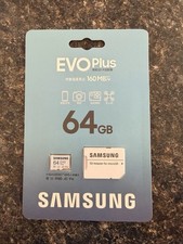 Samsung EVO Plus 64GB Micro SDXC Card with SD Adapter
