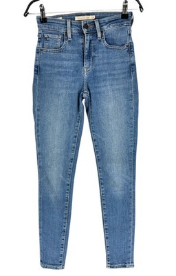 LEVIS STRAUSS & CO Damen 721 High Rise Skinny Leg Jeans Größe W23 L28