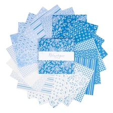 Layer Cake 10" Stacker 42pc Riley Blake "Penelope" by My Mind's Eye Blue