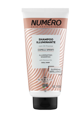 Brelil Numero Illuminating Hair Shampoo Precious Oils Shine Care 300ml./10.1 oz