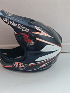 Troy Lee Designs TLD SE2 Motocross Helmet Black Red White Medium/Large
