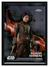 2024 Topps Chrome Star Wars 3 Sabine Wren Mint Ahsoka