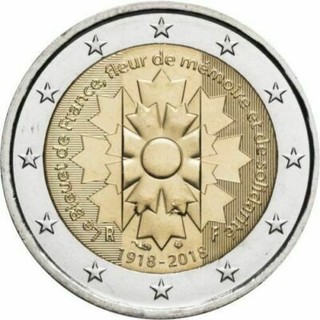 2€ FRANCIA 2018 LE BLEUET DE FRANCE CIRCULADA BUEN ESTADO (leer todo el anuncio)