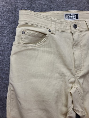 Duluth Trading Flex Fire Hose Jeans Mens 32x30 Standard Fit Bootcut Stretch Work - Picture 7 of 16