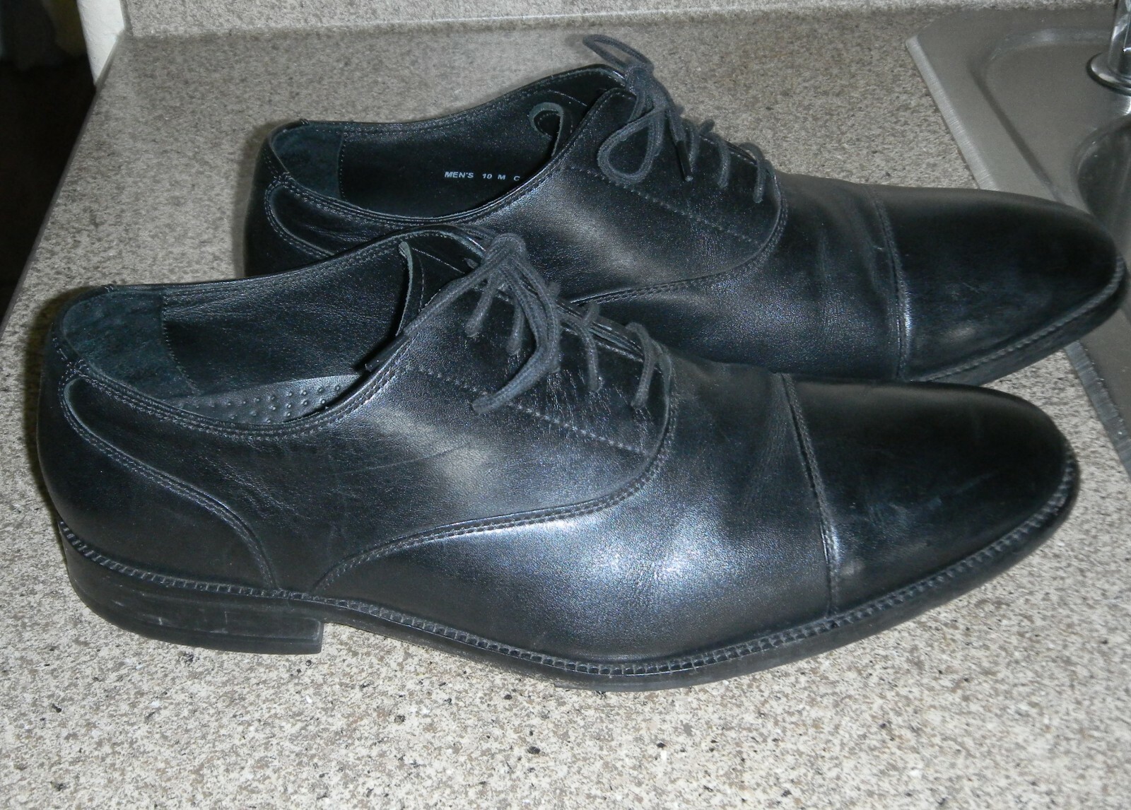 SAOLA Scarpe eleganti Cole Haan Williams Cap Toe Oxford C12202 da uomo taglia 10 M nere