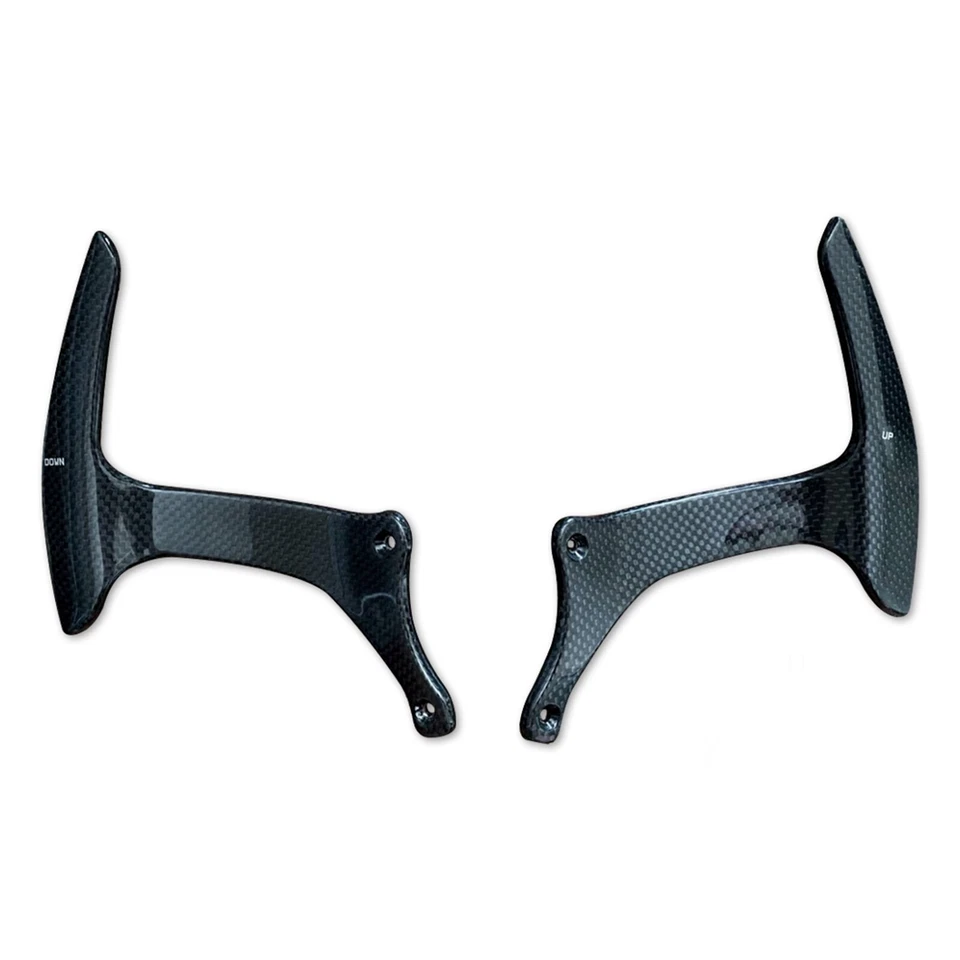 Paletas de cambio de fibra de carbono seca para Ferrari F12 Berlinetta 2013-2015 Foto 3 de 4