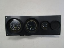 TELEFLEX RPM / MPH / FUEL GAUGE PANEL BLACK FACE / BEZEL MARINE BOAT