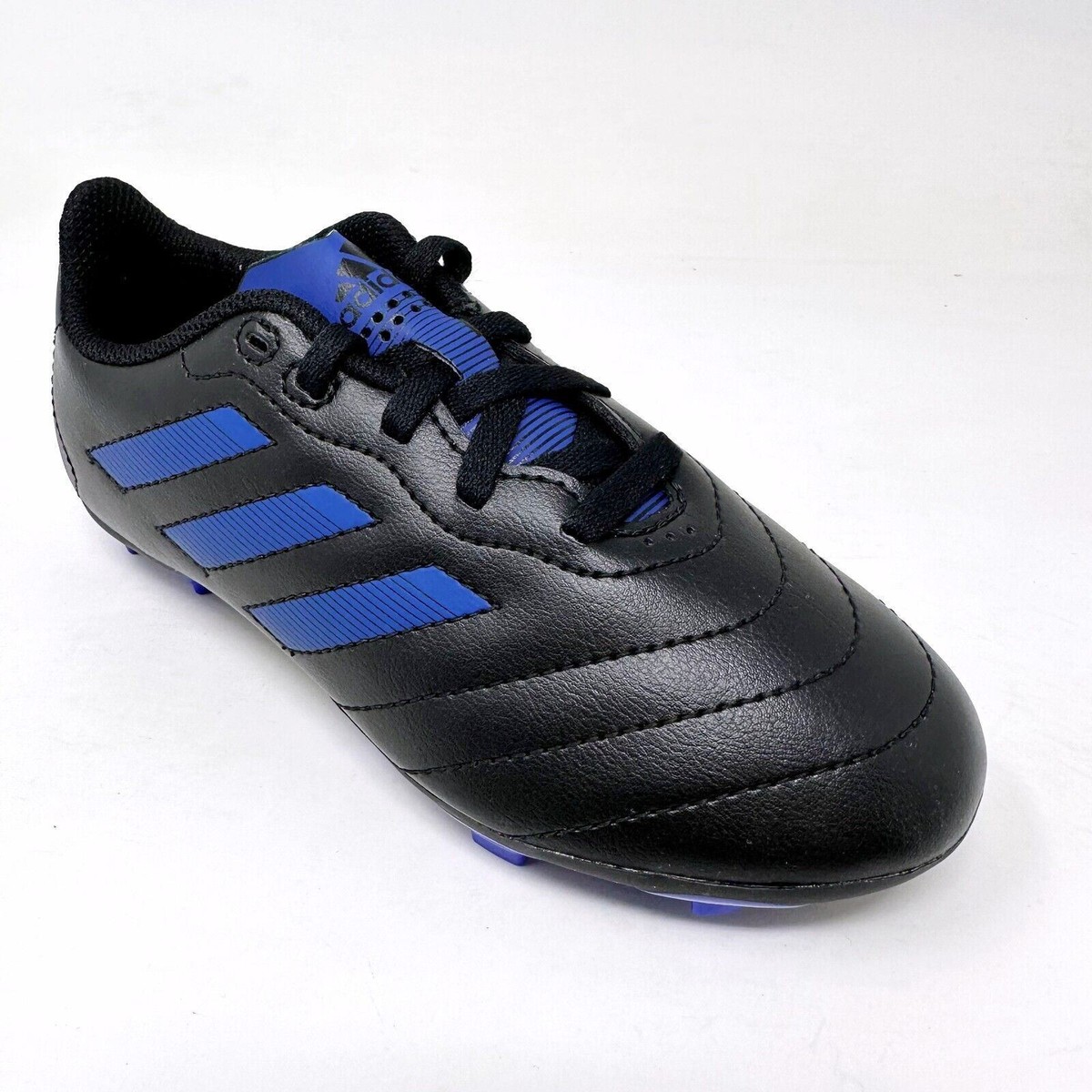 Adidas Goletto VIII FG J Black Blue Kids Youth Size 1 Soccer