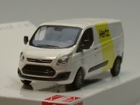 Busch Ford Transit Custom Kasten, Autovermietung Hertz - 52417 - 1:87