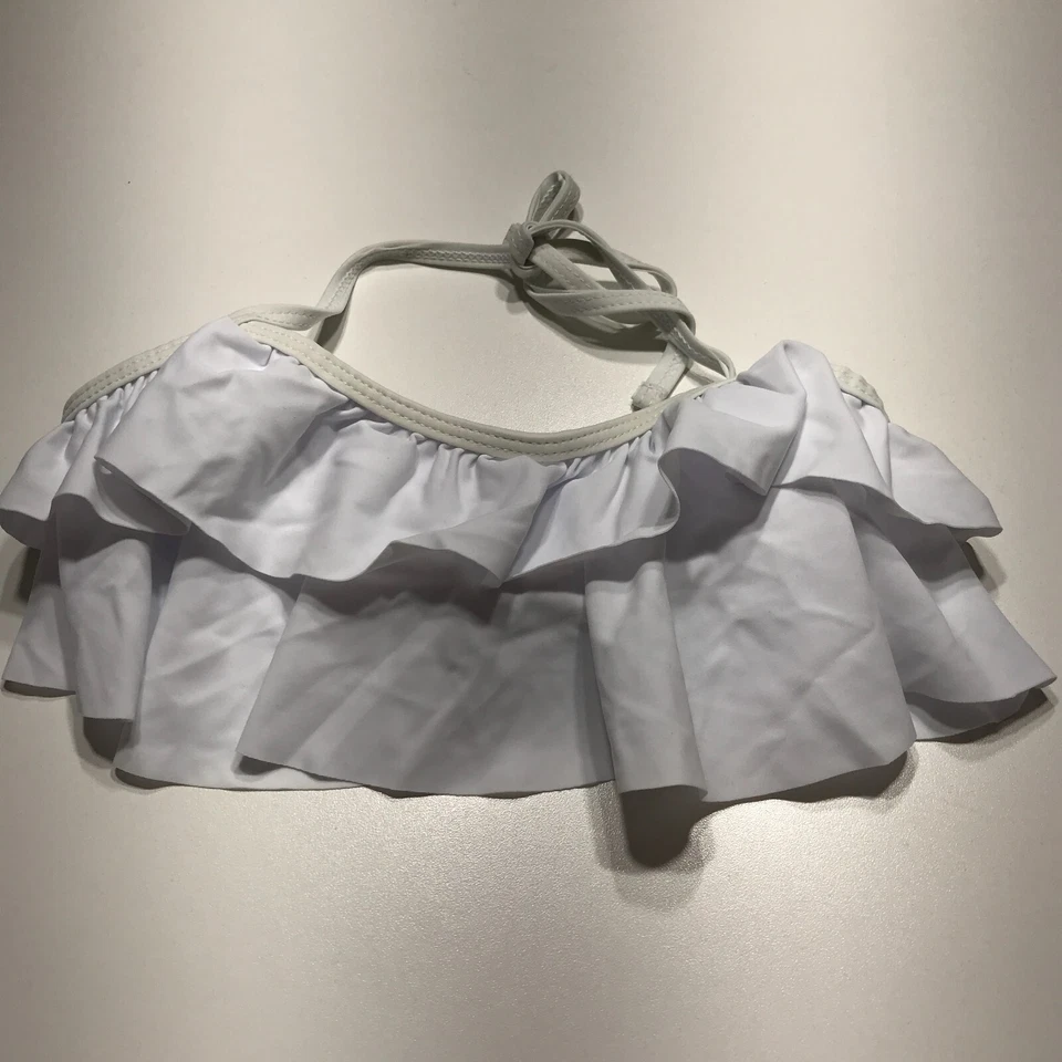 NUEVO 2 Piezas Conjunto de Natación Niñas Talla 164 (no Talla EE. UU.) Blanco Top Negro Floral Inferior Foto 2 de 4