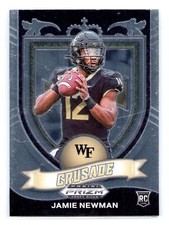 2021 Panini Prizm Draft Picks #174 Jamie Newman Crusade Football Wake Forest