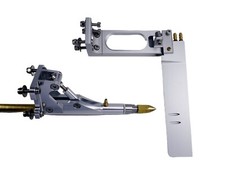 Timone pickup acqua doppio in lega puntone puntone 1/4" albero cavo per RC modello barca