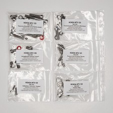 HONDA MTX 125 R 1983-1991 Kit n°1 vis BTR inox moteur MTX125 MTX125R 